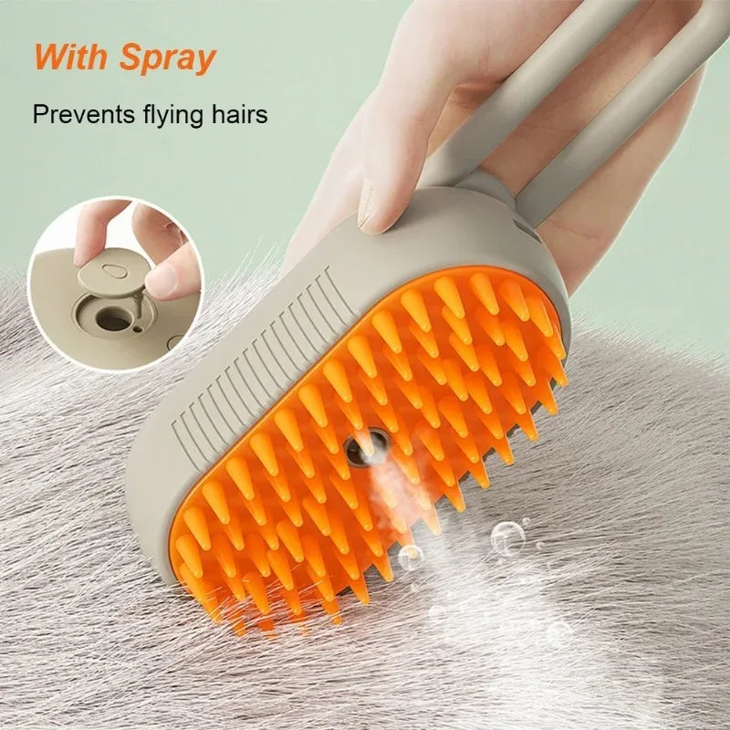 Cepillo de vapor para perros y gatos