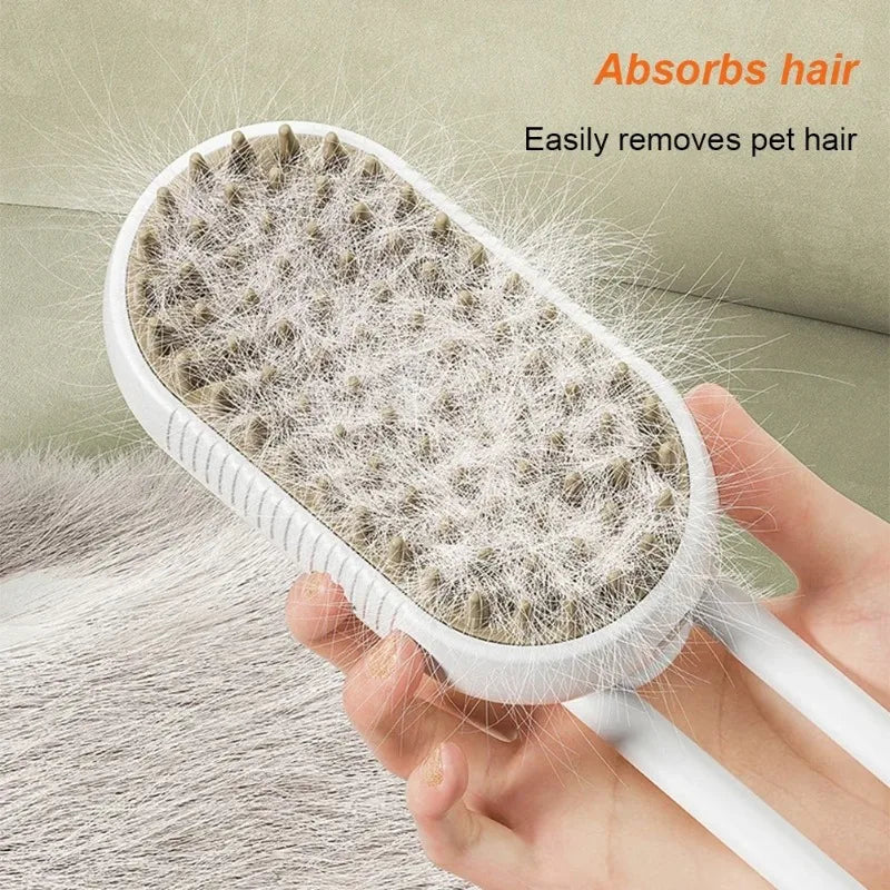 Cepillo de vapor para perros y gatos