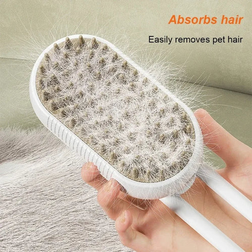 Cepillo de vapor para perros y gatos